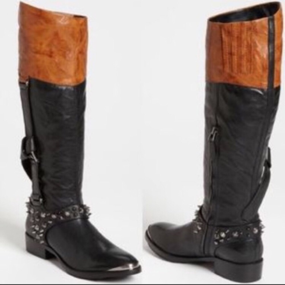 Sam Edelman two tone color boots 6 1/2